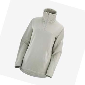 Sudadera Con Capucha Salomon ESSENTIAL COSY FLEECE Mujer Blancos | MX 2517LIS